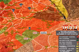 Bản đồ tình hình chiến sự Syria ngày 04.12.2017 theo South Front