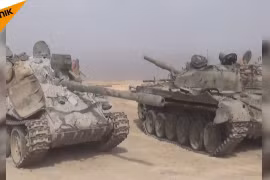 Kho vũ khí của IS ở Deir Ezzor - ảnh video Sputnik