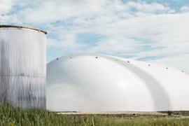 Pin lưu trữ điện năng CO2. Ảnh Energy Dome.