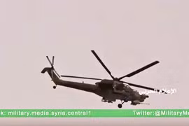 Trực thăng Mi-28 trên chiến trường thành phố cổ Palmyra