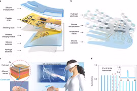 Cấu trúc thiết bị Wetac sử dụng cho Kính thực tế ảo VR và thực tế tăng cường AR. Ảnh Tech Xplore.