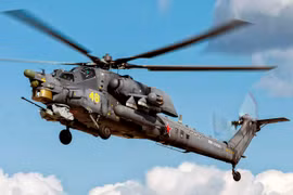 Máy bay trực thăng Mi-28N Nga bị rơi do nguyên nhân từ phi công