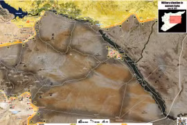 Các mũi tấn công của quân đội Syria trên hướng về Deir Ezzor