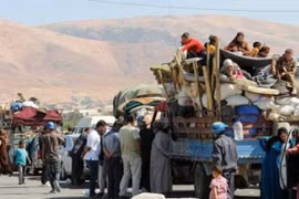 Những người dân di tản Syria trở về từ các nước láng giềng lân cận. Ảnh minh họa Masdar News