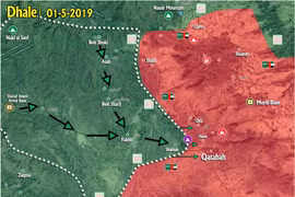Lực lượng Houthi mở rộng vùng kiểm soát trong địa phận tỉnh Dhale.