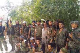 Các binh sĩ Vệ binh Cộng hòa quân đội Syria ở Deir Ezzor