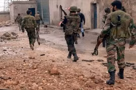 Quân đội Syria tiến vào nhà máy sản xuất vật liệu nổ trên sa mạc tỉnh Homs - ảnh minh họa Masdar News