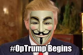 Chiến dịch chiến tranh tổng lực với Donald Trump của Anonymous chính thức trở thành thảm họa 