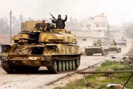 Suy sụp tinh thần, phiến quân khủng bố tháo chạy trên nhiều tỉnh Syria