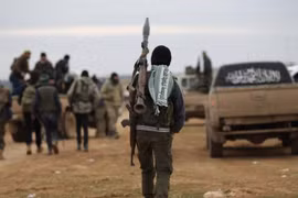 Các tay súng Hồi giáo cực đoan thánh chiến trên chiến trường Đông Ghouta