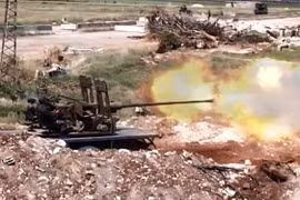 Tấn công ác liệt, Syria tái chiếm hai thị trấn phía đông tỉnh Homs