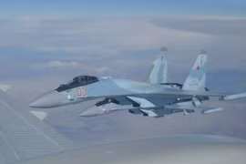 Máy bay Su-35 trên bầu trời Syria