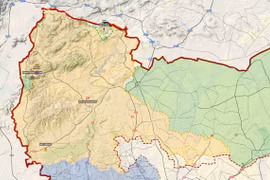 Khu vực Afrin thuộc vùng nông thôn phía bắc Aleppo - ảnh Muraselon