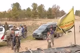 Binh sĩ lực lượng Dân chủ Syria trên khu vực chiến trường Deir Ezzor - ảnh minh họa Muraselon