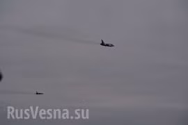 Máy bay ném bom chiến trường Su-24 trên biển Baltic. Ảnh minh họa Rusvesna