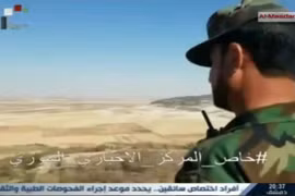 Tướng Tigers Suheil-al-Hassan trên chiến trường Hama