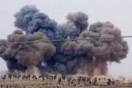 Không quân Nga không kích dữ dội IS ở Raqqa