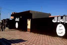 Một khu căn cứ của IS ở Syria