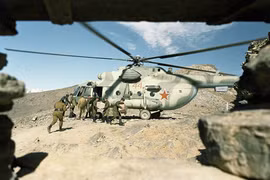 Lực lượng đặc nhiệm Nga trên chiến trường Afghnistan. Ảnh Life. Ru