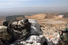 Các chiến binh Hezbollah trên chiến trường Qalamoun