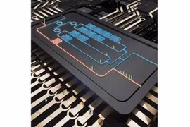 Chip quang tử. Ảnh Tech Xplore