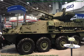 Xe thiết giáp bánh hơi Stryker A1 của hãng General Dynamics Land Systems Canada. Ảnh minh họa Armyrecognition