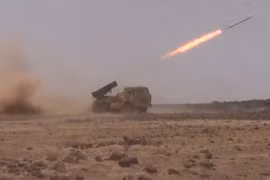 Các nhóm chiến binh Hồi giáo pháo kích vào trận địa của quân đội Syria ở Qatamoun - ảnh minh họa Muraselon