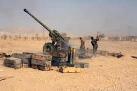 Quân đội Syria pháo kích vào đội hình lực lượng Hồi giáo cực đoan