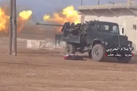 Quân đội Syria tiến công trên chiến trường miền bắc Hama, phía đông nam Idlib - ảnh minh họa Masdar News