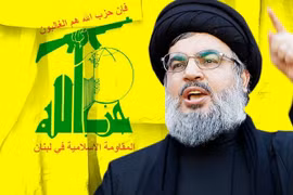 Hassan Nasrallah, thủ lĩnh tinh thần tối cao lực lượng Hezbollah - ảnh fort-russ