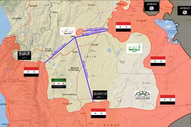 Tổ chức cực đoan Jaish al-Fateh bị bóp nghẹt từ 3 hướng