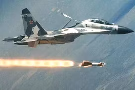 Máy bay chiến đấu Nga trên bầu trời Syria - ảnh minh họa của
