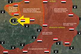 Lực lượng Tigers đánh chiếm làng Tayyibah, Đông Aleppo