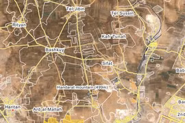 Bản đồ khu vực Al - Malaah miền Bắc Aleppo