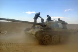 Binh sĩ Syria trên chiến trường Aleppo