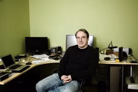 Linus Torvalds, tác giả của hệ điều hành mã nguồn mở Linux.