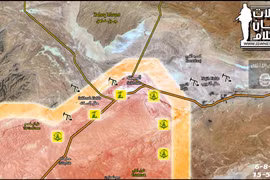 Quân đoàn tình nguyện số 5, Hezbollah và các đơn vị tình nguyện đã giải phóng hoàn toàn thị trấn Sukhnah - ảnh Mardas News