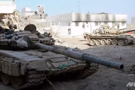Xe tăng quân đội Syria trên chiến trường (ảnh minh họa)