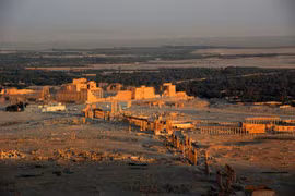 Thành phố không người - nội đô Palmyra, nơi IS đang kiểm soát