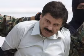 Joaquin "El Chapo" Guzman bị bắt lại vào năm 2014, sau khi từng vượt ngục thành công năm 2001. Ảnh: AP