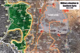  Tình hình chiến sự Daraa ngày 06.07.2018 theo South Front