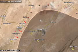 Nóng: Quân đội Syria giải phóng thị trấn Maheen, Homs lần thứ 3