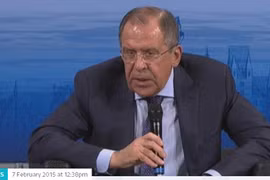 Ngoại trưởng Nga Sergei Lavrov. Ảnh: Itv