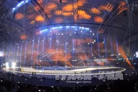 Quang cảnh lễ khai mạc.