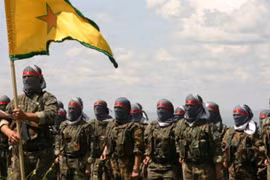 Những chiến binh YPG hoạt động bí mật ở Afrin. Ảnh minh họa: Masdar News.