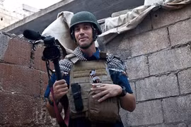 Nhà báo Mỹ James Foley. Ảnh: AP