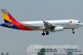 Một phi cơ Airbus A320 của Asiana Airlines. Ảnh: Plane Spotter.