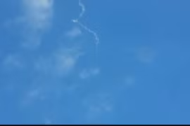 Hệ thống phòng không Patriot Israel bắn drone. Ảnh video