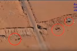 Các mục tiêu tấn công của drones Iran trên chiến trường Syria