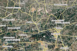 Bản đồ vụ không kích đêm của không quân Syria